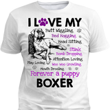 I Love My Boxer Tees