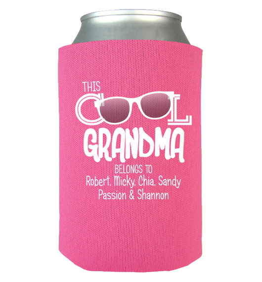 This Cool Grandma Koozies Personalized