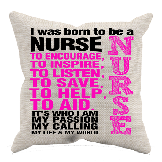 Born to Nurse  Pillow Case