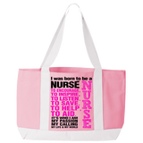 Born To Be a Nurse - Tote Bags