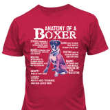 Anatomy Of a Boxer - T-shirts