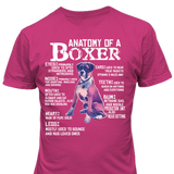 Anatomy Of a Boxer - T-shirts
