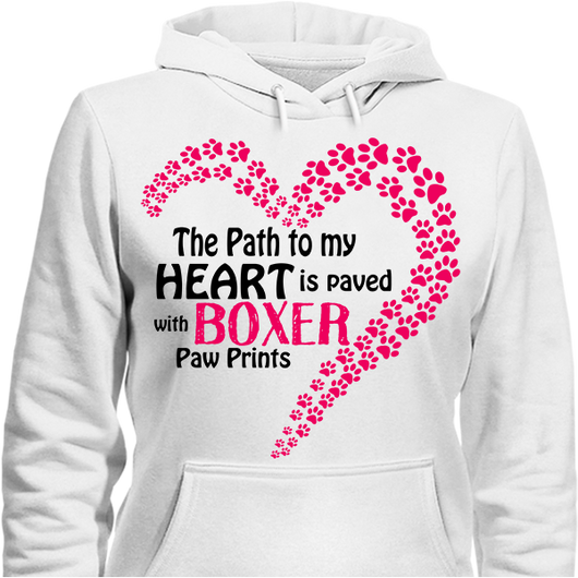 Paved with Boxer Paw Prints T-shirt