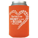 Paved with Boxer Paw Prints - Can Koozie