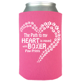 Paved with Boxer Paw Prints - Can Koozie
