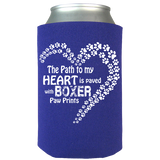 Paved with Boxer Paw Prints - Can Koozie