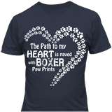 Paved with Boxer Paw Prints T-shirt