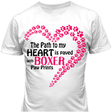 Paved with Boxer Paw Prints T-shirt