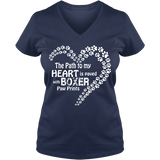 Paved with Boxer Paw Prints T-shirt