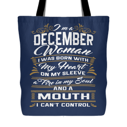 December Birthday Tote Bags
