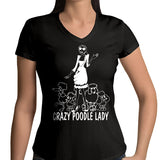 Crazy Poodle Lady T-shirts