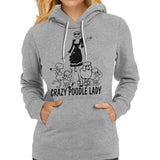 Crazy Poodle Lady T-shirts