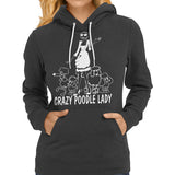 Crazy Poodle Lady T-shirts