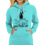 Crazy Poodle Lady T-shirts