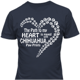 Paved with Chihuahua Paw Prints T-shirt