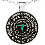 Nurse's Prayer Necklace - Lord Guide My Hands