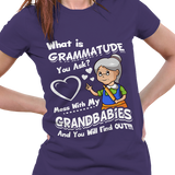 Grammatude Grandma T-shirts