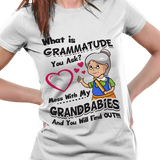 Grammatude Grandma T-shirts