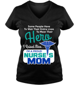 Proud Nurse Mom - T Shirt
