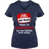 Hey Nurse - T-shirt Personalized