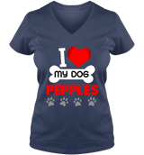 I Love My Dog - T-shirt - Personalized