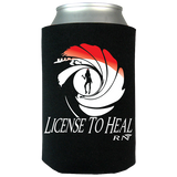 License to Heal - Funny Nurse - Can Koozie
