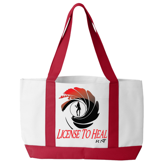License to Heal - Funny Nurse Tote Bag
