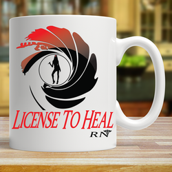 License to Heal Nurse - Mug