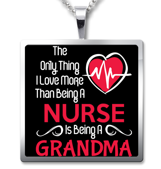 Love More than a Nurse - Necklace - Grandma