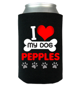 I Love My Dog- Koozies Personalized