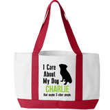 My Dog and 3 Other People - Tote Bag Personalized