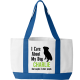 My Dog and 3 Other People - Tote Bag Personalized