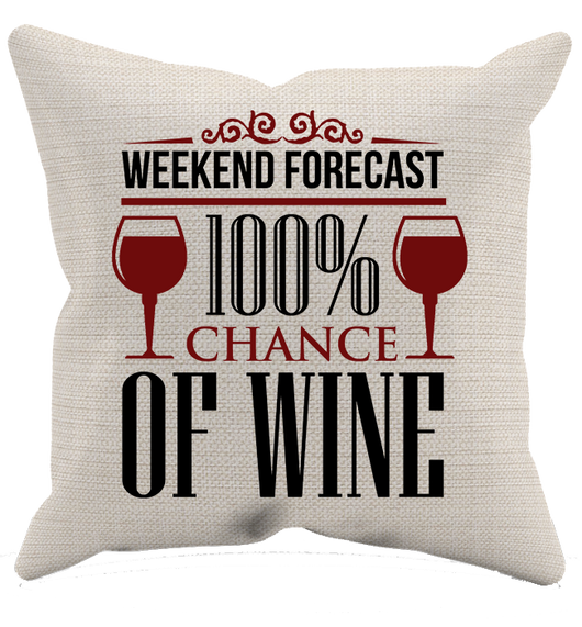 Wine Forecast - Pillow Case