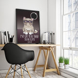 Grumpy Solar Eclipse Cat Poster - August 21st 2017