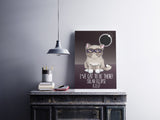 Grumpy Solar Eclipse Cat Poster - August 21st 2017