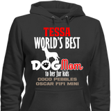 Worlds Best Dog Mom - T-shirt Personalized