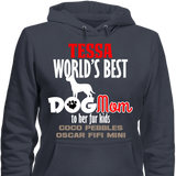 Worlds Best Dog Mom - T-shirt Personalized