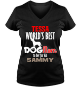 Worlds Best Dog Mom - T-shirt Personalized