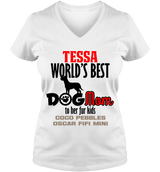 Worlds Best Dog Mom - T-shirt Personalized