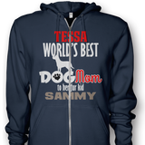 Worlds Best Dog Mom - T-shirt Personalized