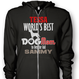 Worlds Best Dog Mom - T-shirt Personalized