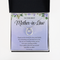 Mother-In-Law Necklace, Mom Presents from Daughter, Birthday, Mother's Day Present Mother-In-Law, Wedding Jewelry Present from Bride, Mother of The Groom Necklace - PURPLE
