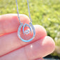 To My Boyfriends Mom Necklace, Boyfriends Mom Necklace, Birthday Christmas Mother's Day Present, Presents for Boyfriends Mom From Girlfriend PINK - BFM002 - DPN004