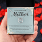 Mother of the Groom From Bride Necklace Presents, Mother in Law Necklace Mom Present, Mother Daughter Necklace, Mother's Day, Birthday Presents, Wedding Present From Bride, Thank You Present For New Mom BLUE MOG002 - DPN004