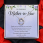 Mother-In-Law Necklace, Mom Presents from Daughter, Birthday, Mother's Day Present Mother-In-Law, Wedding Jewelry Present from Bride, Mother of The Groom Necklace - PURPLE
