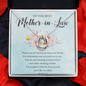 Mother-In-Law Necklace, Mom Presents from Daughter, Birthday, Mother's Day Present Mother-In-Law, Wedding Jewelry Present from Bride, Mother of The Groom Necklace BLUE MIL002