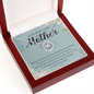 Mother of the Groom From Bride Necklace Presents, Mother in Law Necklace Mom Present, Mother Daughter Necklace, Mother's Day, Birthday Presents, Wedding Present From Bride, Thank You Present For New Mom BLUE MOG002 - DPN004