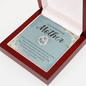 Mother of the Groom From Bride Necklace Presents, Mother in Law Necklace Mom Present, Mother Daughter Necklace, Mother's Day, Birthday Presents, Wedding Present From Bride, Thank You Present For New Mom BLUE MOG002 - DPN004