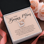 Stepmom Necklace from Daughter/Son, Stepmother Mother in Law Presents, Unbiological Mother, Mother's Day, Birthday Presents, Wedding Present From Bride PEACH BM001 - DPN011