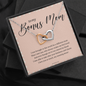 Stepmom Necklace from Daughter/Son, Stepmother Mother in Law Presents, Unbiological Mother, Mother's Day, Birthday Presents, Wedding Present From Bride PEACH BM001 - DPN011
